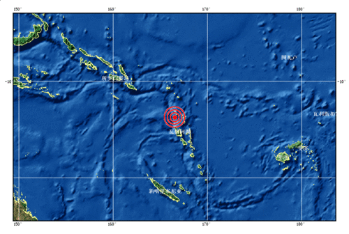 太平洋岛国瓦努阿图发生7.0级地震
