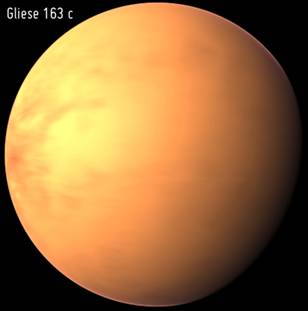 “超级地球”行星Gliese 163c，可能孕育微生命