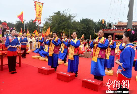 海内外信众海祭妈祖纪念妈祖升天1031周年