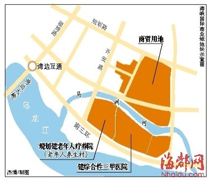 海峡国际商业城地块示意图