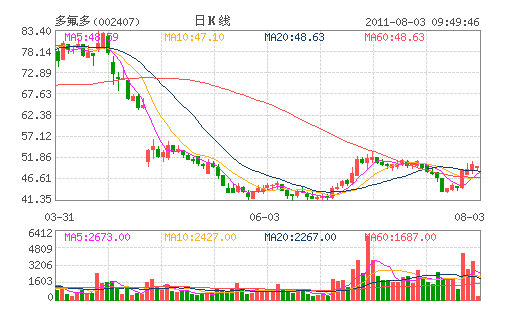 多氟多(002407)